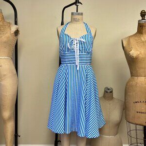 New Deadstock 2000s Korean Fashion Retro Pin up Dress size 12